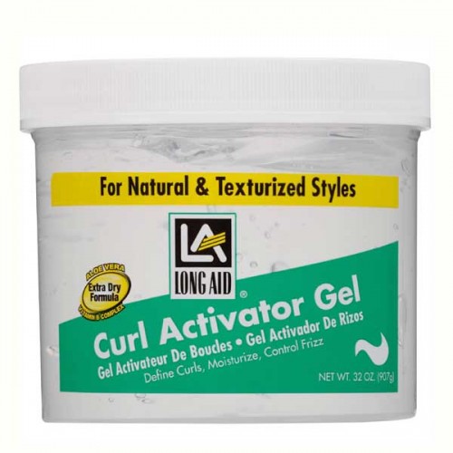 Long Aid Curl Activator Gel with Aloe Vera Extra-Dry Hair  32oz
